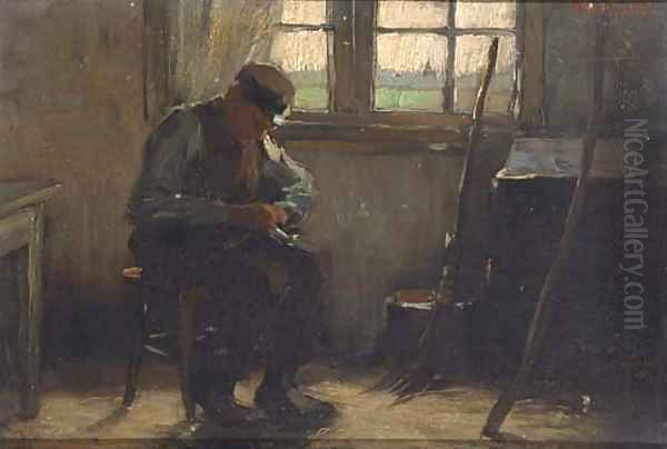 A man in his workshop - view 1