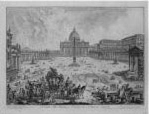 St. Peter's, With Forecourt And Colonnades (h. 3)