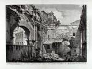 Veduta Dell' Atrio Del Portico Di Ottavia by Giovanni Battista Piranesi