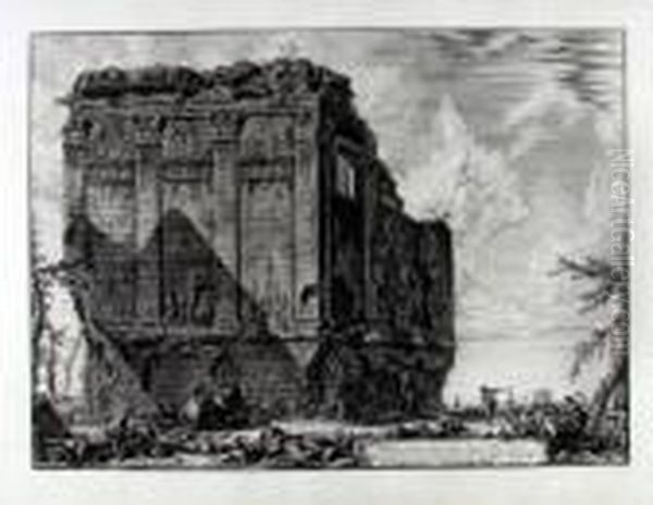 Tempio Antico Volgarmente Detto
Della Salute Su La Via D'albano, Cinque Miglia Lontan Da Roma - view 1