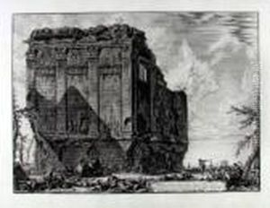 Tempio Antico Volgarmente Detto 
Della Salute Su La Via D'albano, Cinque Miglia Lontan Da Roma