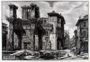 Veduta Degli Avanzi Del Foro Di Nerva by Giovanni Battista Piranesi