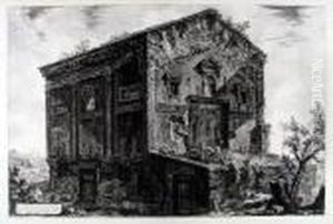 Veduta Del Tempio Delle Camene by Giovanni Battista Piranesi