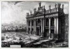 Giovanni Laterano..." (fassade Der Basilika S.