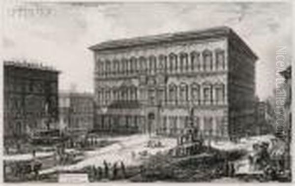 Veduta Del Palazzo Farnese - view 1