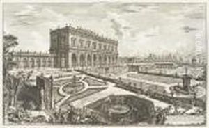 The Villa Albani From Vedute Di Roma by Giovanni Battista Piranesi