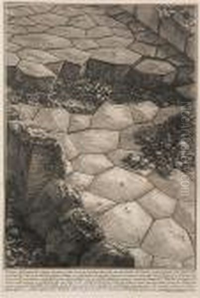 Plate From 'via Appia' Illustrating Roman Roadconstruction - view 1