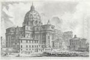 Basilica Of St. Peter In Vatican City. by Giovanni Battista Piranesi