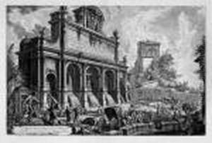 Veduta Del Castello Dell'acqua Paola Sul Monte Aureo by Giovanni Battista Piranesi