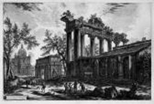 Altra Veduta Degli Avanzi Del Pronao Del Tempio Dellaconcordia by Giovanni Battista Piranesi