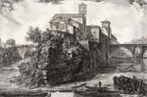 Vedutta Dell'isola Tiberina by Giovanni Battista Piranesi