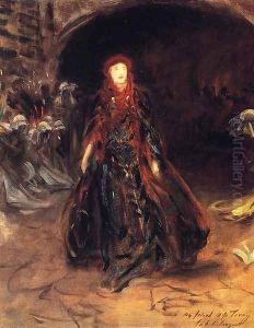 Ellen Terry as Lady Macbeth (sketch)