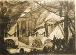 Interior De Prision by Giovanni Battista Piranesi