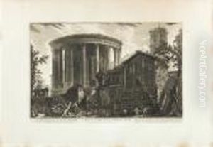 Veduta Del Tempio Della Sibilla In Tivoli by Giovanni Battista Piranesi