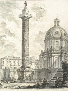 Colonna Trajana From Vedute Di Roma by Giovanni Battista Piranesi