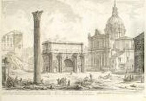 Arco Di Settimio Severo From Vedute Di Roma by Giovanni Battista Piranesi