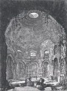 Veduta Interna Del Tempio Della Tosse From Vedute Di Roma