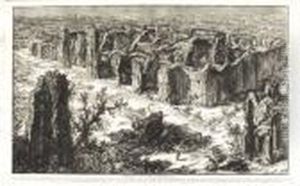 Rovine Delle Terme Antoniniane. by Giovanni Battista Piranesi