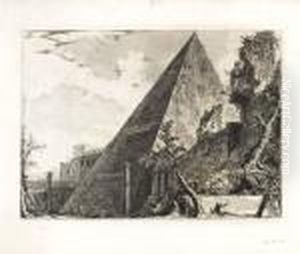Piramide Di C. Cestio. by Giovanni Battista Piranesi