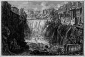 Veduta Della Cascata by Giovanni Battista Piranesi