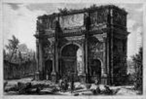 Veduta Dell' Arco Di by Giovanni Battista Piranesi