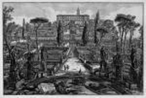 Veduta Della Villa E by Giovanni Battista Piranesi