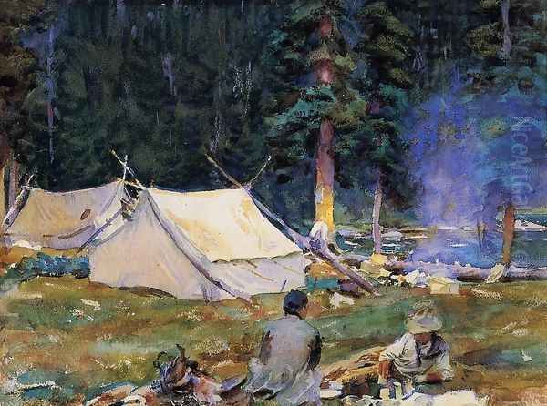 Camping at Lake O'Hara - view 1