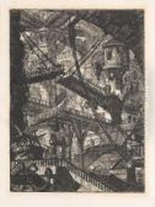 The Drawbridge (robison 33) by Giovanni Battista Piranesi