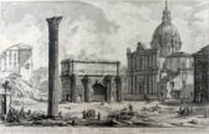 Arco Di Settimmio Severo by Giovanni Battista Piranesi