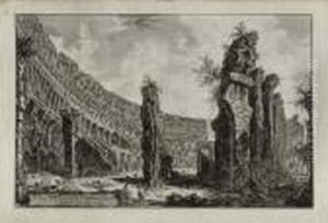 Veduta Dell'interno Dell'anfiteatro Flavio Detto Il Colosseo
