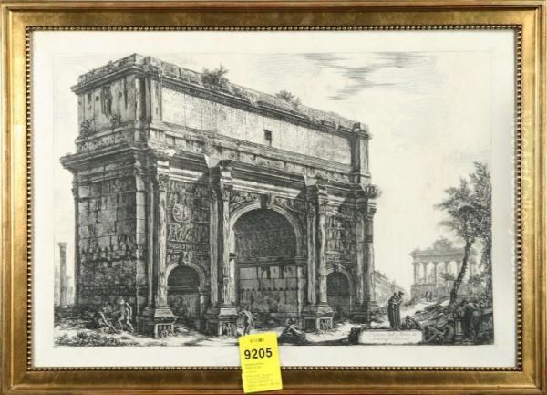 Veduta Dell Arco Di Settimio Severo - view 1