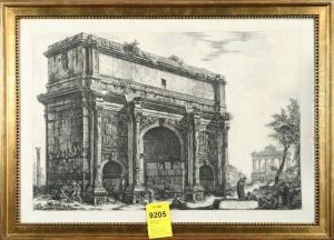 Veduta Dell Arco Di Settimio Severo by Giovanni Battista Piranesi