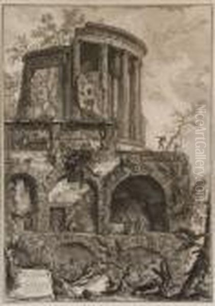 Altra Veduta Del Tempio Della Sibilla In Tivoli - view 1