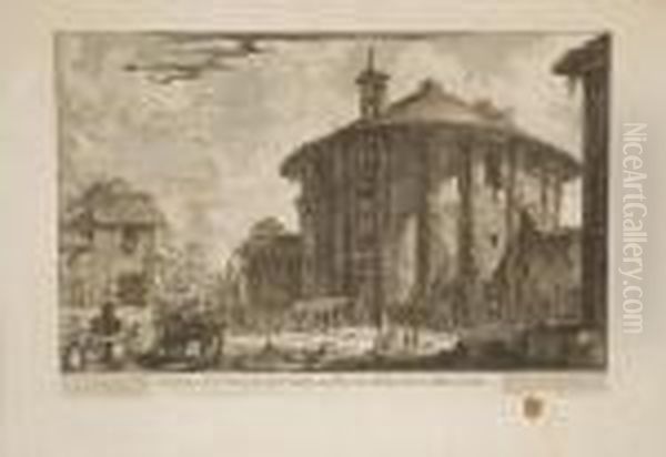Veduta Deltempio Di Cibele A Piazza Della Bocca Della Verita - view 1