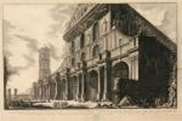 Veduta Della Basilica Di San Paolo Fuor Delle Mura, Eretta Dacostantino Magno - view 1