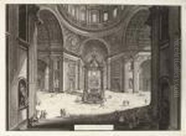 St. Peter's, From The Piazza
Dela Sagrestia; S. Paolo Fuori Le Mura; S. Costanza; The Egyptian
Obelisk In The Piazza Di S. Giovanni Laterano; S. Giovanni In Laterano.
Interior; St. Peter's. Interior: Beneath The Dome; And View Of A Tomb
Outside Th - view 1