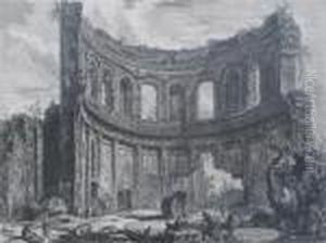 Avanzi Del Tempio Detto Di Apollo Nella Villa Adriana Vicino A Tivoli by Giovanni Battista Piranesi