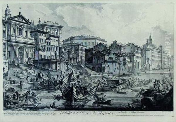 Veduta Del Porto Di Ripetta. 1753. - view 1