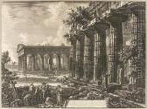 "vue De Quelques-unes Des Colonnes De La Facade Opposee ...". "vue De Quelques-unes Des Colonnes De La Facade Opposee ...".
