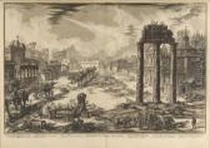 "veduta Di Campo Vaccino". by Giovanni Battista Piranesi