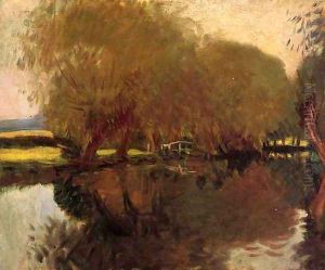 A Backwater at Calcot Near Reading