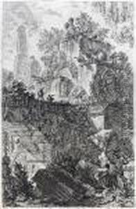 Frontispiece: Fantasy Of Ruins..., From Opere Varie Di Architecttura by Giovanni Battista Piranesi
