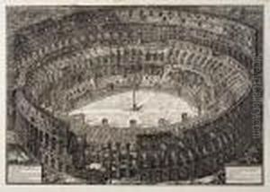 Veduta Dell'anfiteatro Flavio Detto Il Colosseo by Giovanni Battista Piranesi