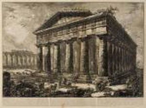 Vue Du Temple De Neptune