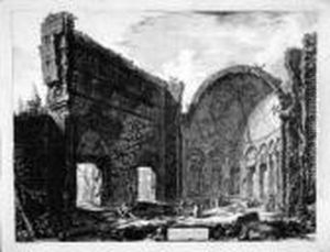 Veduta Dell'anfiteatro Flavio, Detto Il Colosseo by Giovanni Battista Piranesi