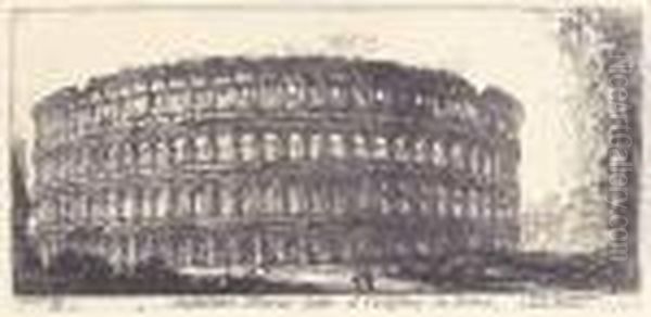 Anfiteatro Flavio Detto Il
Colosseo. Planche De La Suite Antichita Romane De'tempi Della
Repubblica. - view 1