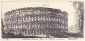 Anfiteatro Flavio Detto Il
Colosseo. Planche De La Suite Antichita Romane De'tempi Della
Repubblica. by Giovanni Battista Piranesi