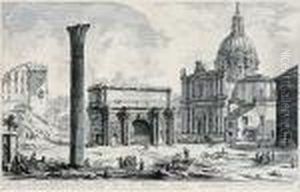 Arco Si Settimio Severo by Giovanni Battista Piranesi