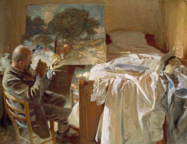 An Artist in His Studio - view 1