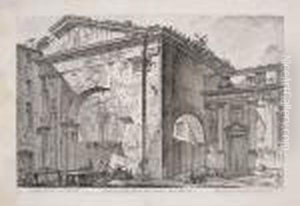 Veduta Dell'atrio Del Portico Di Ottavia - view 1